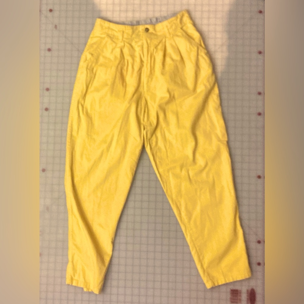 Vintage Yellow Ship’N Shore Trousers
